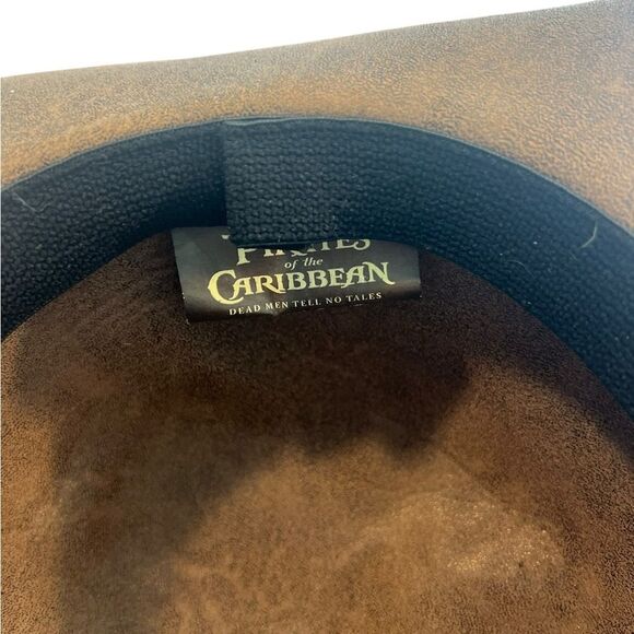 Disney Pirates of the Caribbean Dead Men Tell No Tales Kids Brown Pirate Hat - Picture 7 of 8